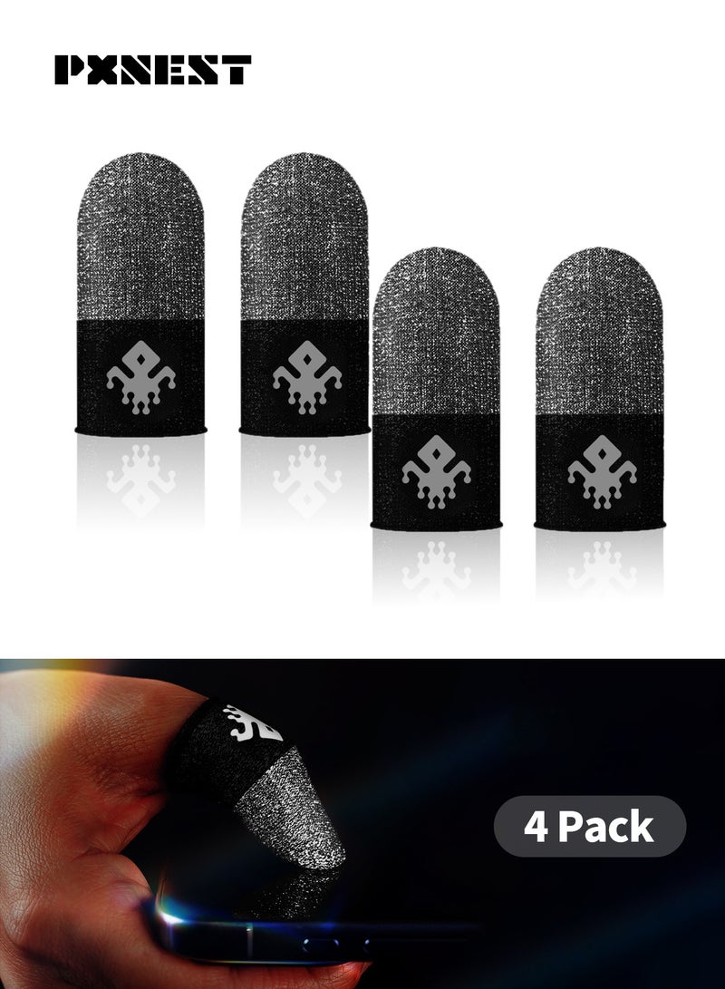 بيكسنست 4 pcs PUBG  finger gloves. finger sleeve.Suitable for PUBG/Fortnite/Call of Duty/Free Fire/Rule of Survival and other games - Image 1