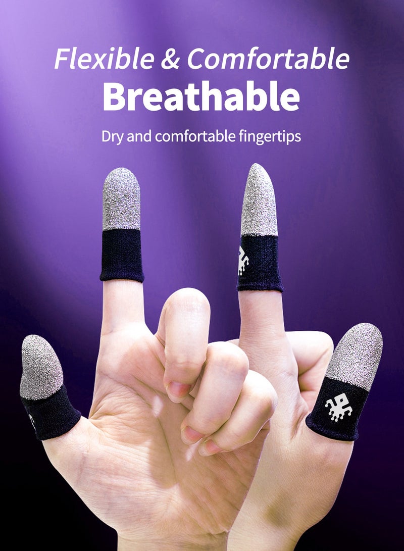 بيكسنست 4 pcs PUBG  finger gloves. finger sleeve.Suitable for PUBG/Fortnite/Call of Duty/Free Fire/Rule of Survival and other games - Image 4