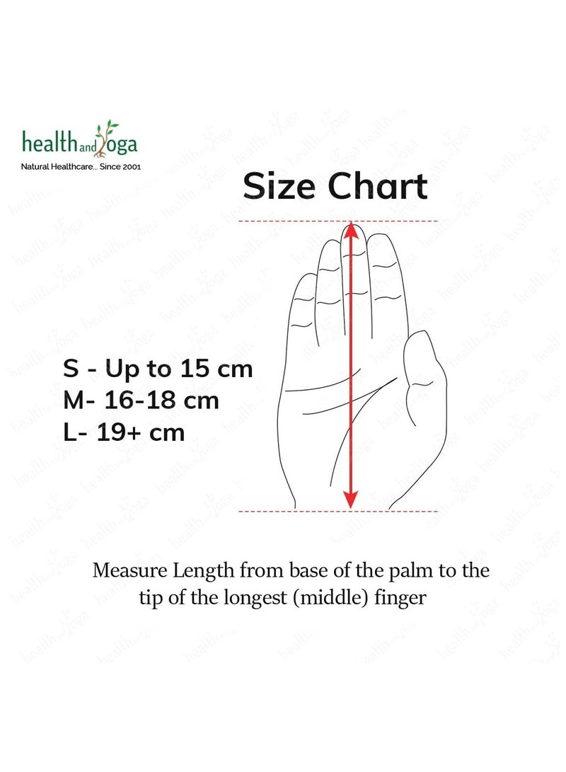 HealthAndYoga GuardNHeal Boxer Finger Splint (M) -Ulnar Gutter Contraption with Straps & Aluminium Strip- Protects & Immobilizes 4th & 5th Fingers- For Fracture, Sprain - Fits Both Left & Right Hands - Image 2