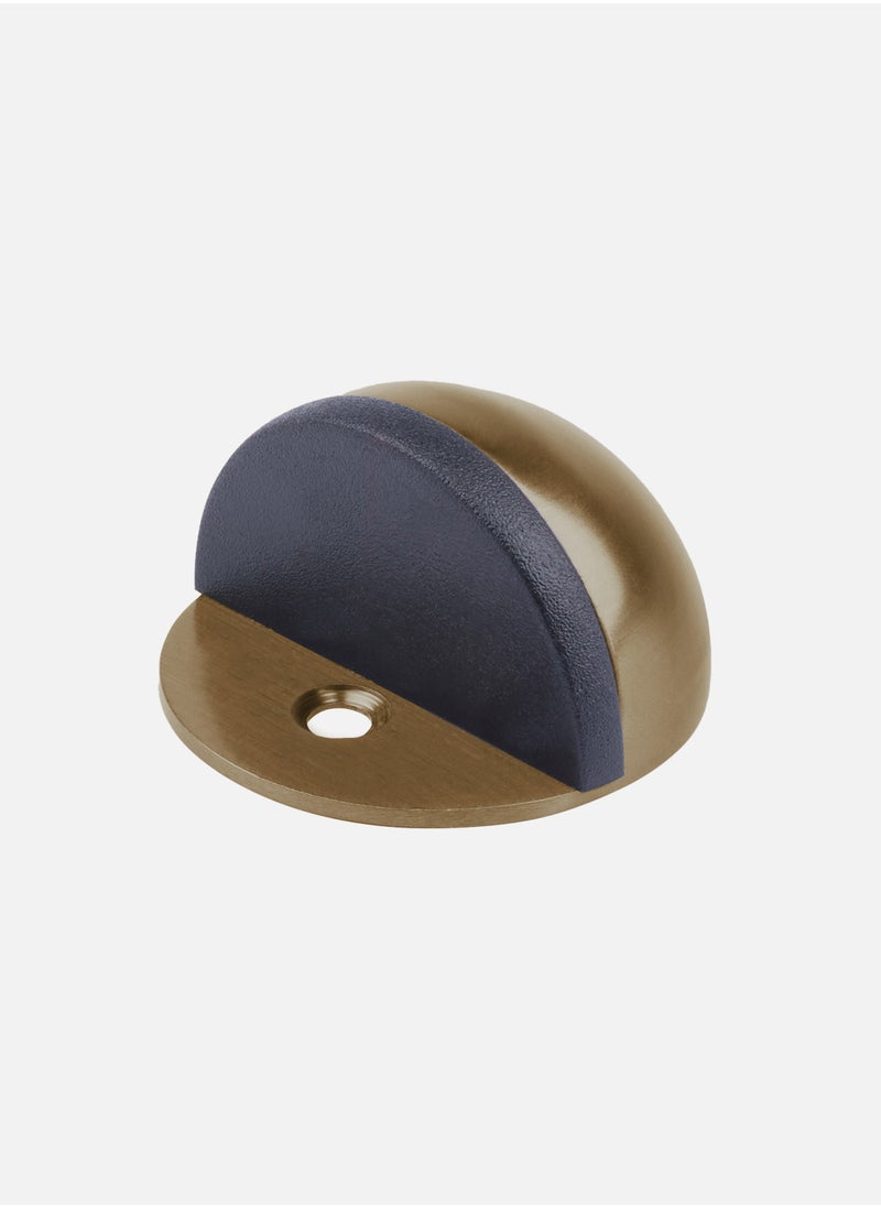 CINCINNO Half Moon Door Stopper – 40mm, Premium Stainless Steel, Heavy Duty, Anti-Corrosion, Wall Protector, Modern Design, Silent Close, 5-Year Warranty – (Dark Antique Brass) 