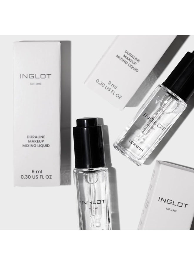 Inglot إنغلوط دورالين 9 مل – تمديد مدة المكياج وتحويل ظلال العيون إلى كحل سائل مقاوم للماء - Image 4