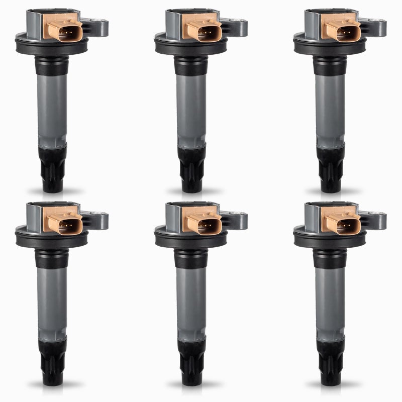 6PCS Ignition Coil Pack Compatible with 2011 2012 2013 2014 2015 2016 2017 2018 2019 2020 Ford Explorer Expedition F150 Flex Taurus Transit150 Lincoln MKS MKT Navigator V6 35L Coils for DG549 UF646