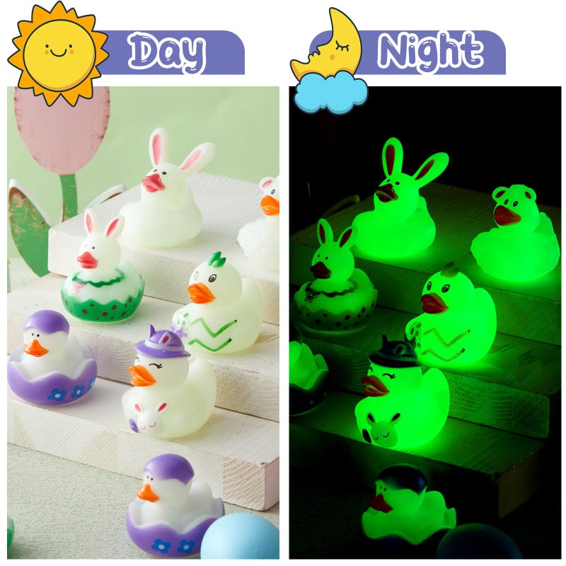 Honoson 36 Pcs Rubber Duck in Bulk Mini Toy Rubber Duck for Bath Birthday Gifts Shower Party Favors Decoration(Holiday) - Image 4