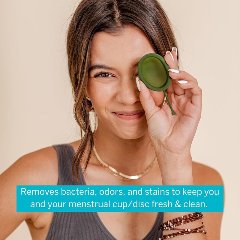 Pixie Cup Menstrual Cup Wash - Best Formula to Wash Your Period Cups - Organic and Natural Ingredients & pH Balanced - Gel Cleaner - Sterilizer Soap for Menstrual Discs (6.8 Ounces) - Image 1