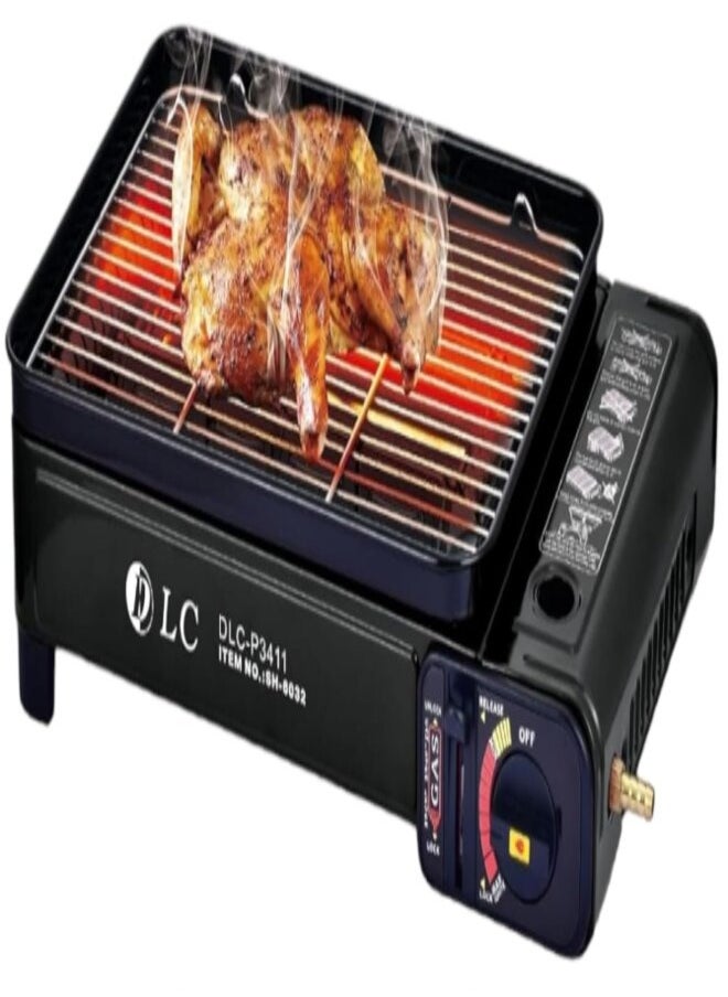 DLC - Portable BBQ Gas Stove For Camping 43cm 43cm - Image 1
