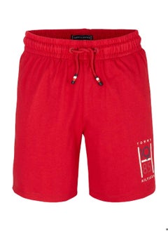 TOMMY HILFIGER Boys' Graphic Sweatshorts - Cotton, Red  - Image 1