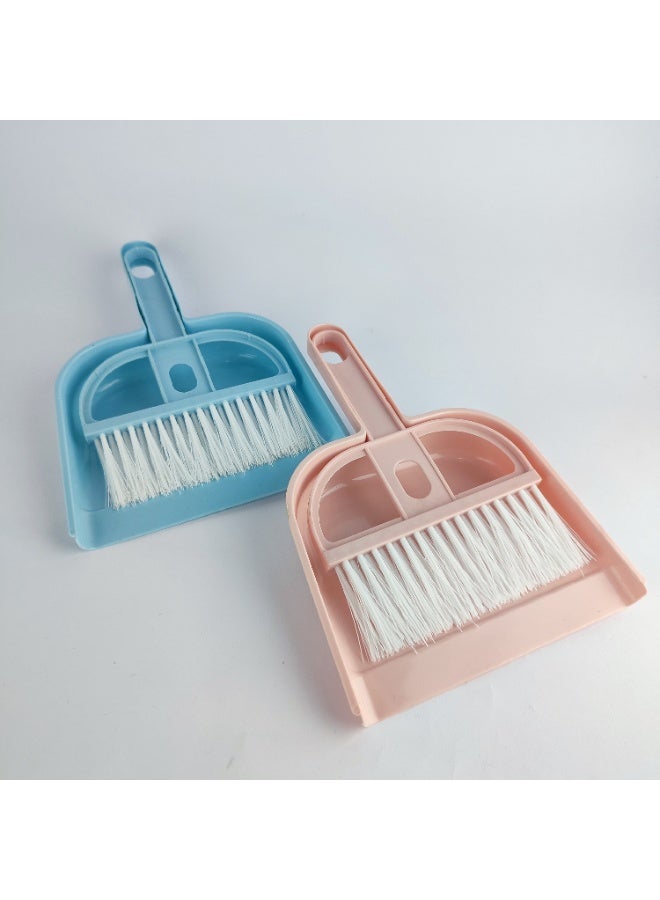 Set of 2 Small Dustpans for Cleaning Desks, Surfaces & Kitchen - Image 1