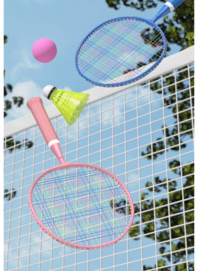 DUNISO Badminton Racket for Children with Anti-Slip Grip,Nylon Alloy Durable Shuttlecocks Racquet ,Including 4 badminton , 2 Bouncy ball and Bag - Image 4