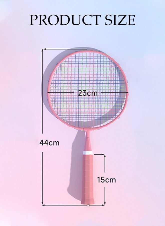 DUNISO Badminton Racket for Children with Anti-Slip Grip,Nylon Alloy Durable Shuttlecocks Racquet ,Including 4 badminton , 2 Bouncy ball and Bag - Image 2