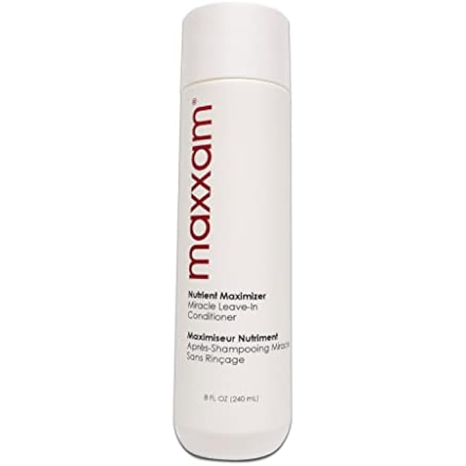 MAXXAM NUTRIENT MAXIMIZER LEAVE-IN CONDITIONER, FRIZZ CONTROL FOR ALL TYPES, REPAIRS & STRENGTHENS DAMAGED , 8 FL OZ - Image 1