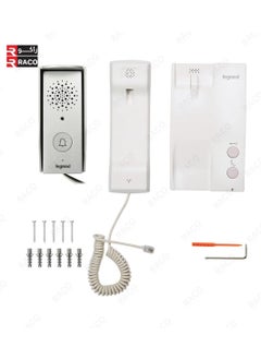 RACO RACO Legrand Door Entry Audio Telephone Kit – Includes Handset, Door Entry Unit, and Entrance Panel with Rain Shield-369500  - Image 2