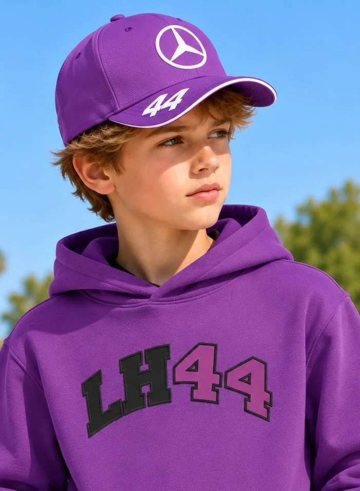 AMG Petronas Formula 1 Team F1 Lewis Hamilton Trucker Cap Purple Kids