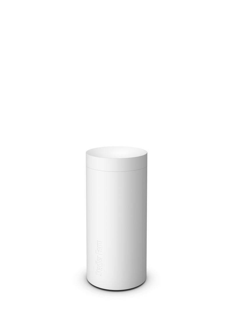 Stadler - Stadler Form Swiss Design Ultrasonic Aroma Swiss Design Lucy Aroma Diffuser Essential Oil Aroma Diffuser with Flame Effect 7 Hours Battery Time Aromatherapy Diffusers for Home and Office with Auto Shut Off White 2 Years Warranty with Local Support Mobile fragrance with Candlelight - Image 1