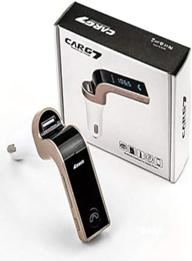 4-in-1 Hands Free Wireless Bluetooth FM Transmitter G7 & AUX Modulator Car Kit MP3 Player SD USB LCD Car Accessories