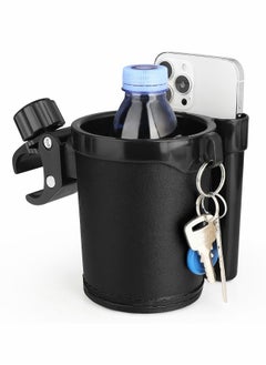 Stroller Cup Holder with Phone Keys Organizer, 3-in-1 Universal Bike Bottle for Stroller, Bicycle, Wheelchair, Walker, Scooter, Black - pzsku/Z52422104AC693C1DCAF2Z/45/_/1663923146/b2b624fb-10da-4eee-9914-acf1e7f16f88