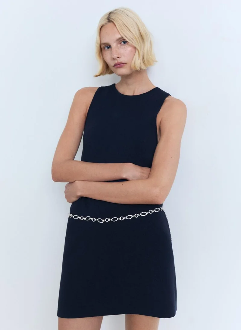 MANGO Short Knitted Dress