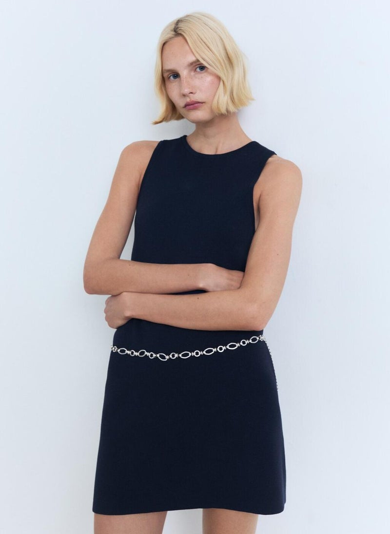 MANGO Sleeveless Mini Dress  - Image 1