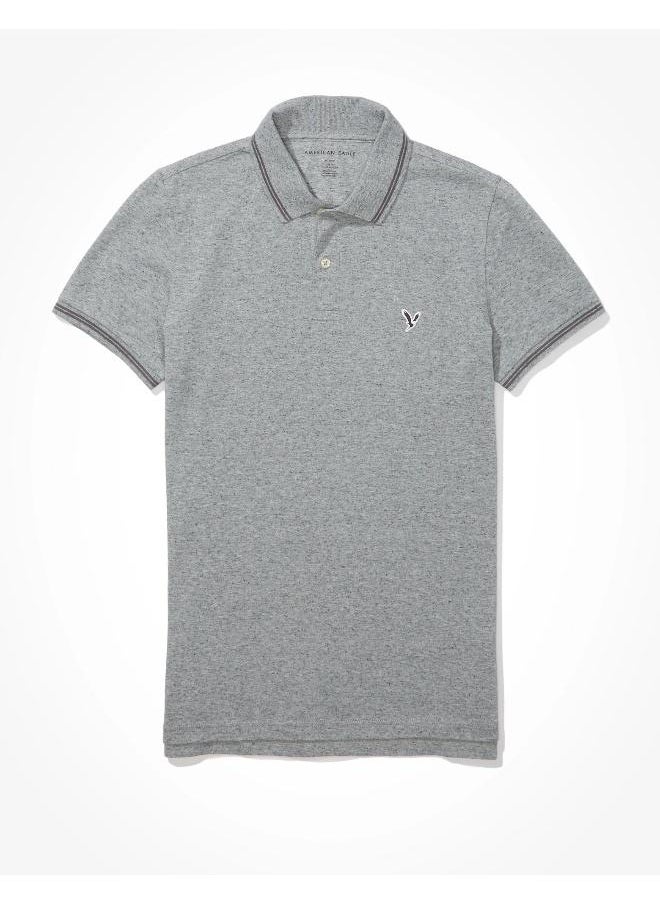 American Eagle AE Slim Fit Pique Polo Shirt  - Image 3