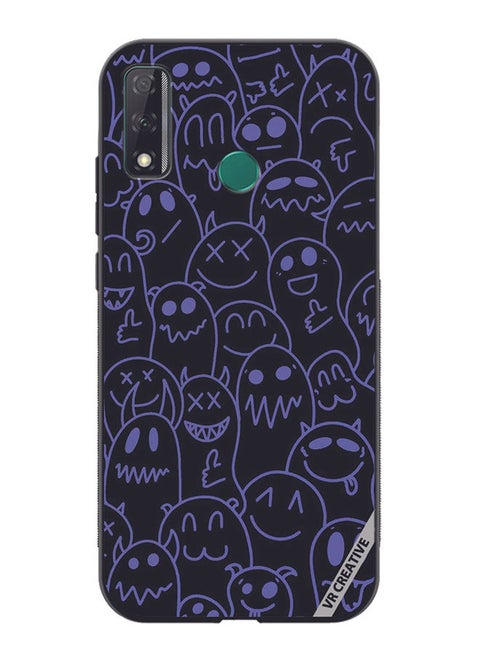 Protective Case Cover For Huawei Y8s Halloween Design Multicolour