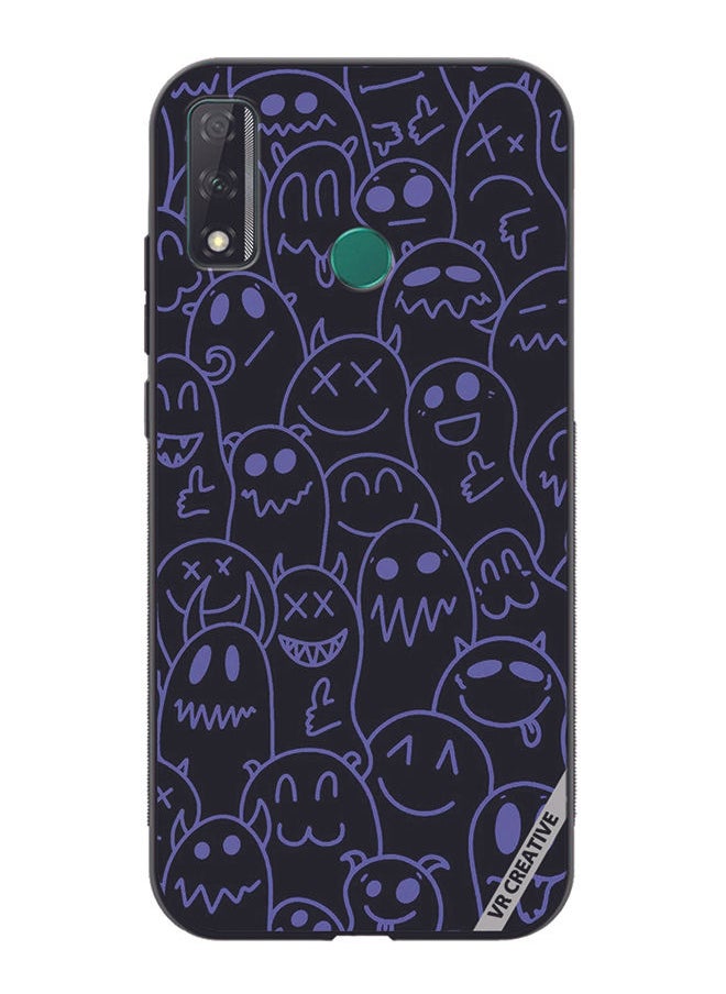 VR CREATIVE - Protective Case Cover For Huawei Y8s Halloween Design Multicolour - Image 1