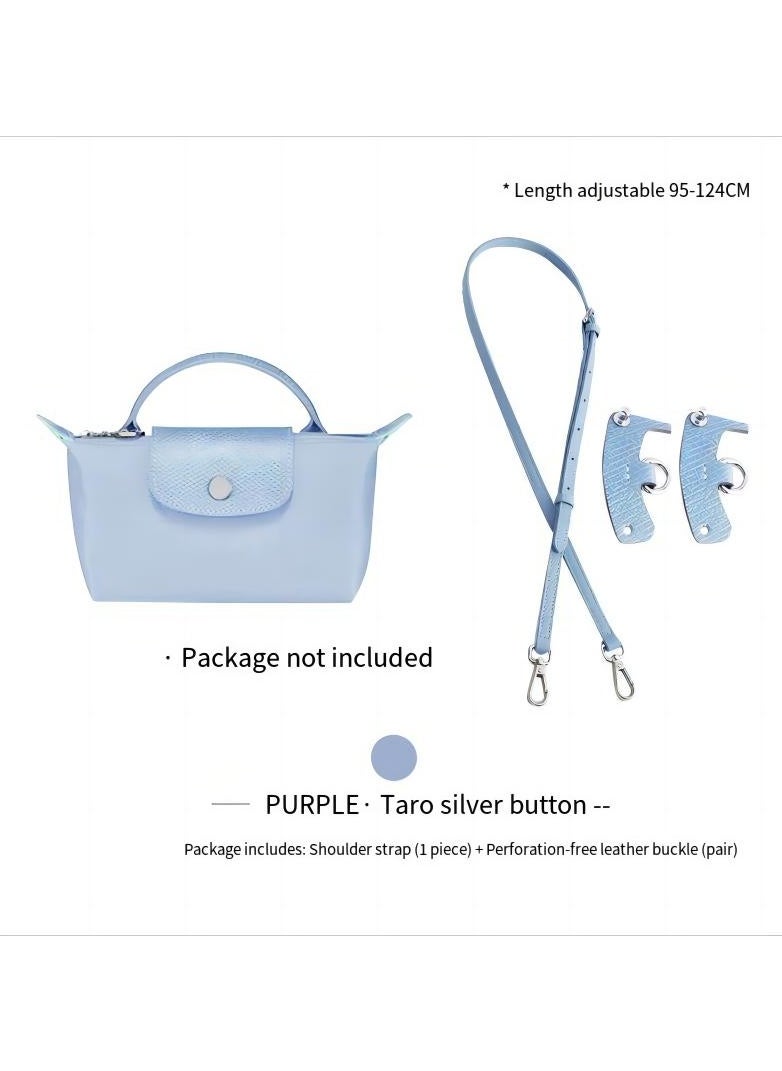 Generic Genuine Leather Purse Straps - Adjustable Shoulder Strap for Longchamp Mini Bags 
