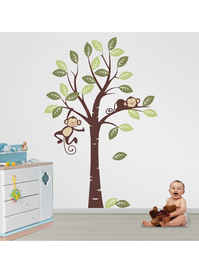 Monkeys on the Tree Wall Sticker - pzsku/Z52429531940D38AD0B57Z/45/_/1725792630/35ec4120-8dad-4aa2-92e9-6ea02fa58f89