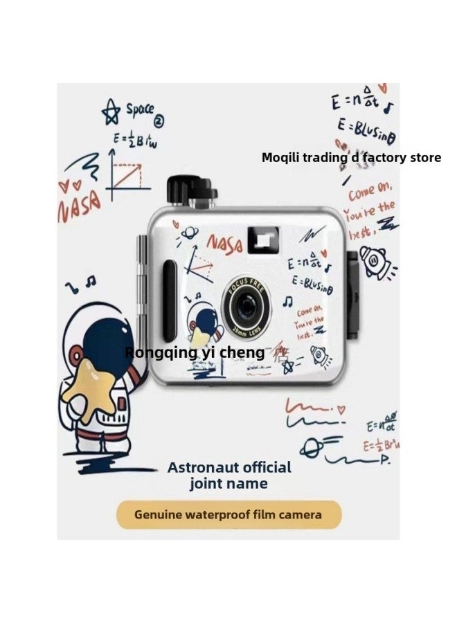 Generic The Birthday Gift Of The Girl Student's Entry-level Affordable Portable Camera-Color:Nasa Logged In The Moon Gift Box Gift Bag Packaging-camera + Gift + Gift Box  - Image 2