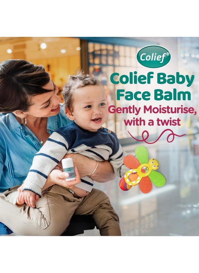 Colief  مرطب الوجه للأطفال من Colief، 30 جرامًا | زبدة الشيا الطبيعية بنسبة 100% وزيت ثمر الورد وزيت جوز الهند والبابونج | يرطب بشرة الطفل الجافة والحساسة بلطف | للأطفال منذ الولادة  - Image 4