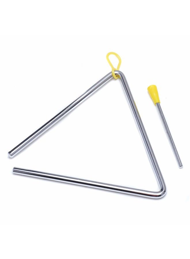 TDOCK 7 Inch Musical Steel Triangle Percussion Instrument With Striker - Image 2