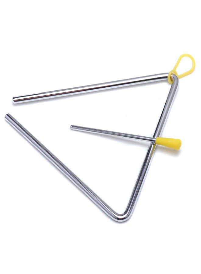 TDOCK 7 Inch Musical Steel Triangle Percussion Instrument With Striker - Image 4
