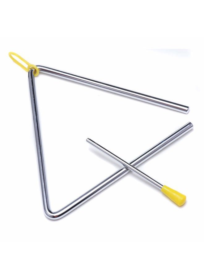 TDOCK 7 Inch Musical Steel Triangle Percussion Instrument With Striker - Image 3