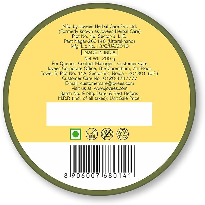 Jovees Herbal Shea Body Butter with Mango Butter, Olive Oil for Dry & Rough Skin | Reduces Stretch Marks 72Hrs Moisturization |Deep Nourishment For All Skin Types 200G - Image 2