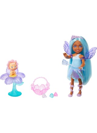 Barbie Chelsea Fairy Doll Playset with Pet Kitten & Accessories, Fantasy Dress-Up Toy Set for Kids, Imaginative Pretend Play Gift, 3+ Years - view 4