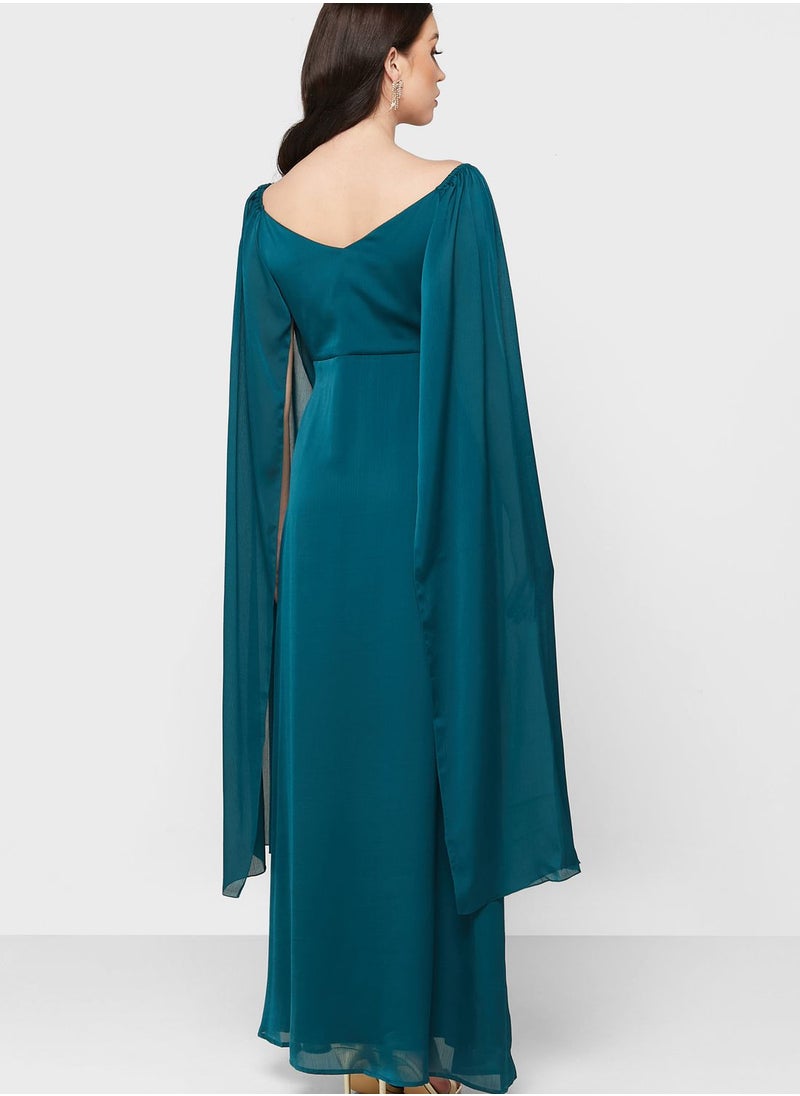 Khizana Slit Sleeve A-Line Dress  - Image 2