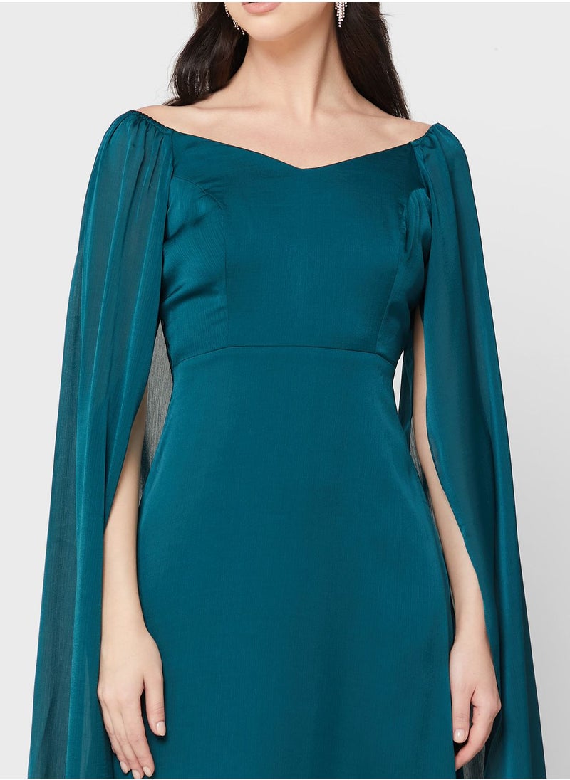 Khizana Slit Sleeve A-Line Dress  - Image 3
