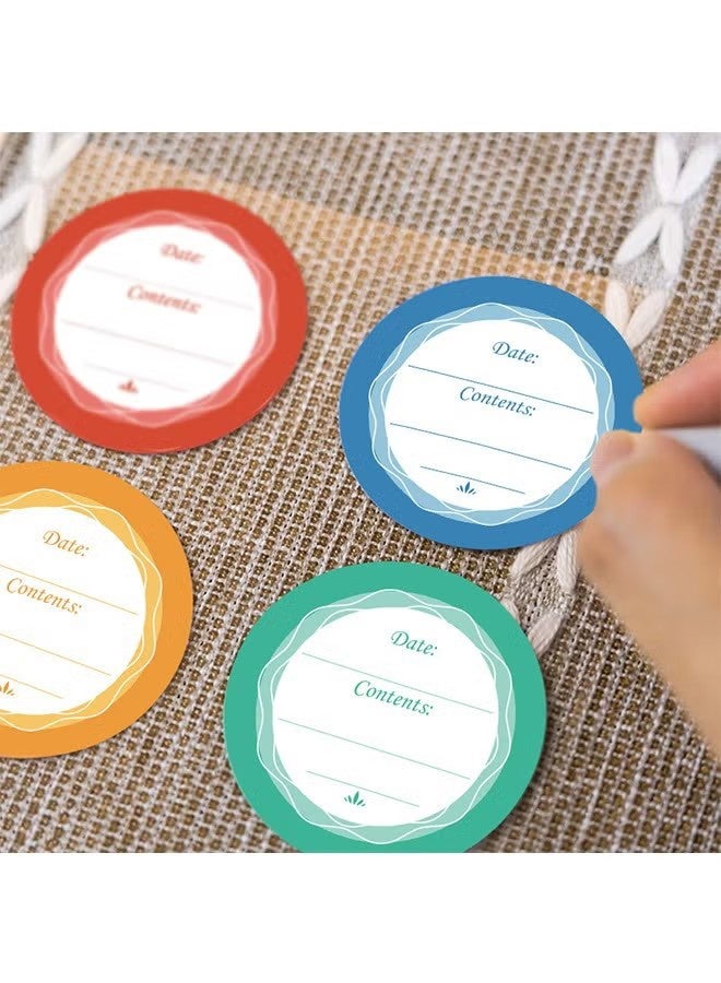 YJ 240Pcs Kitchen Labels Stickers Set, Waterproof Seasoning Label Stickers for Spice Jar Organization (Colorful) - Image 3