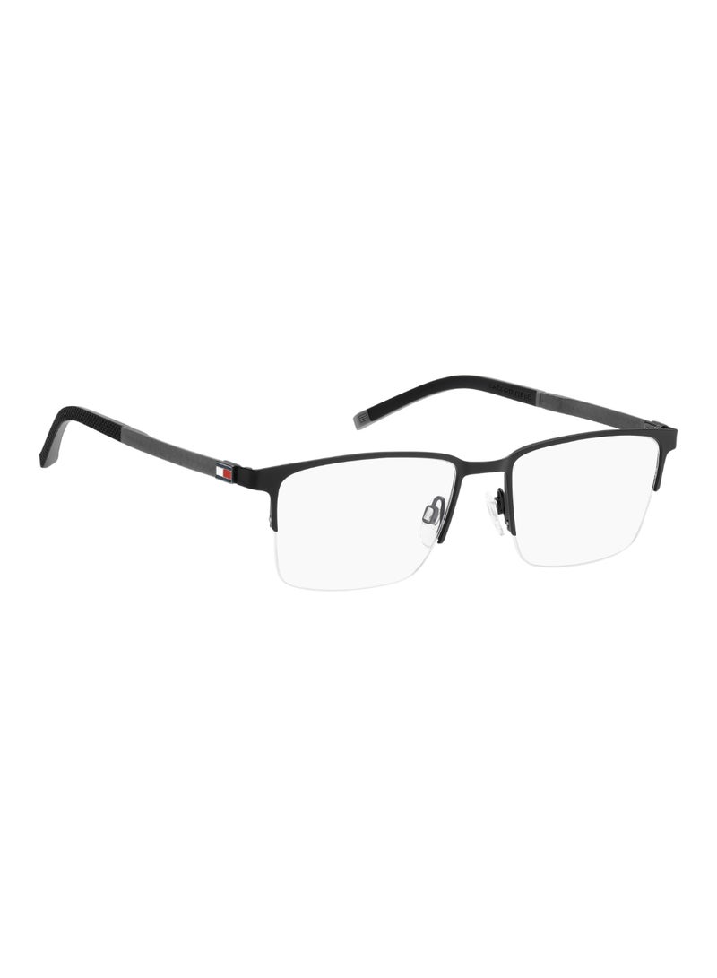 TOMMY HILFIGER Men's  Rectangular Shape Carbon Fiber Sunglasses Th 1917  38 - Lens Size: 38 Mm - Mtt Black - Image 2