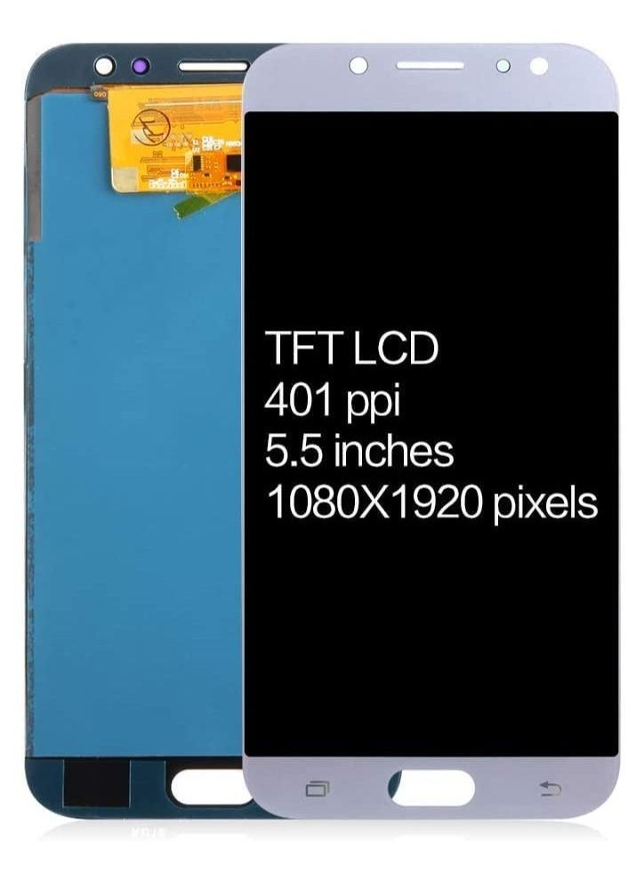 Generic - Compatible with Samsung Galaxy J7 Pro J730 LCD Display Screen Replacement,for Samsung J730F J730F/DS J730G J730G/DS J730GM J730DS Display LCD Panel Repair Parts Kit,with Tools (Blue) - Image 1