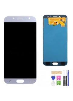Compatible with Samsung Galaxy J7 Pro J730 LCD Display Screen Replacement,for Samsung J730F J730F/DS J730G J730G/DS J730GM J730DS Display LCD Panel Repair Parts Kit,with Tools (Blue)