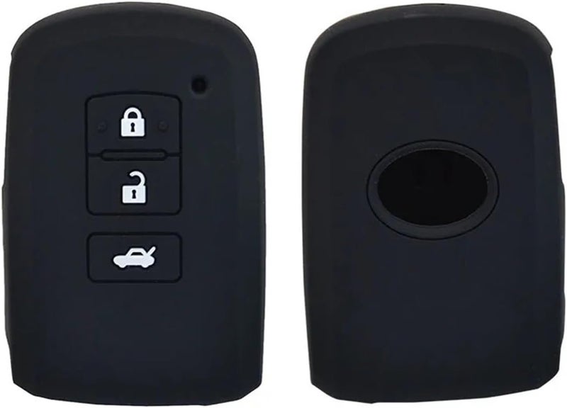 QASULER Silicone Key Case Cover for Toyota - Image 1