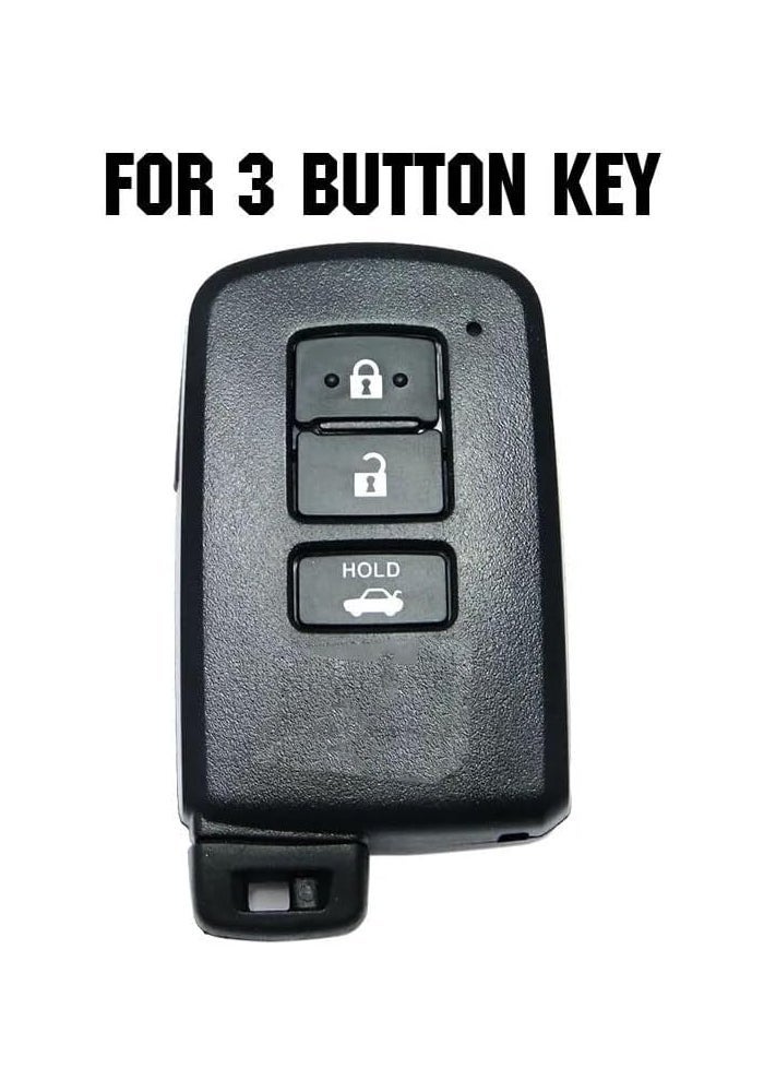 QASULER Silicone Key Case Cover for Toyota - Image 2