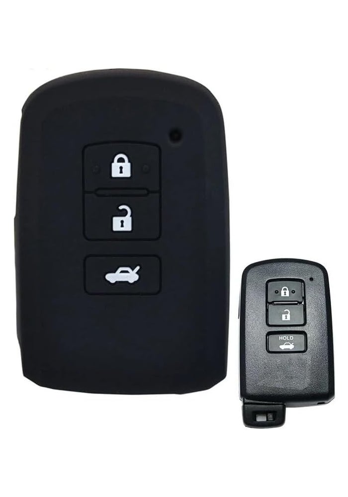 QASULER Silicone Key Case Cover for Toyota - Image 3