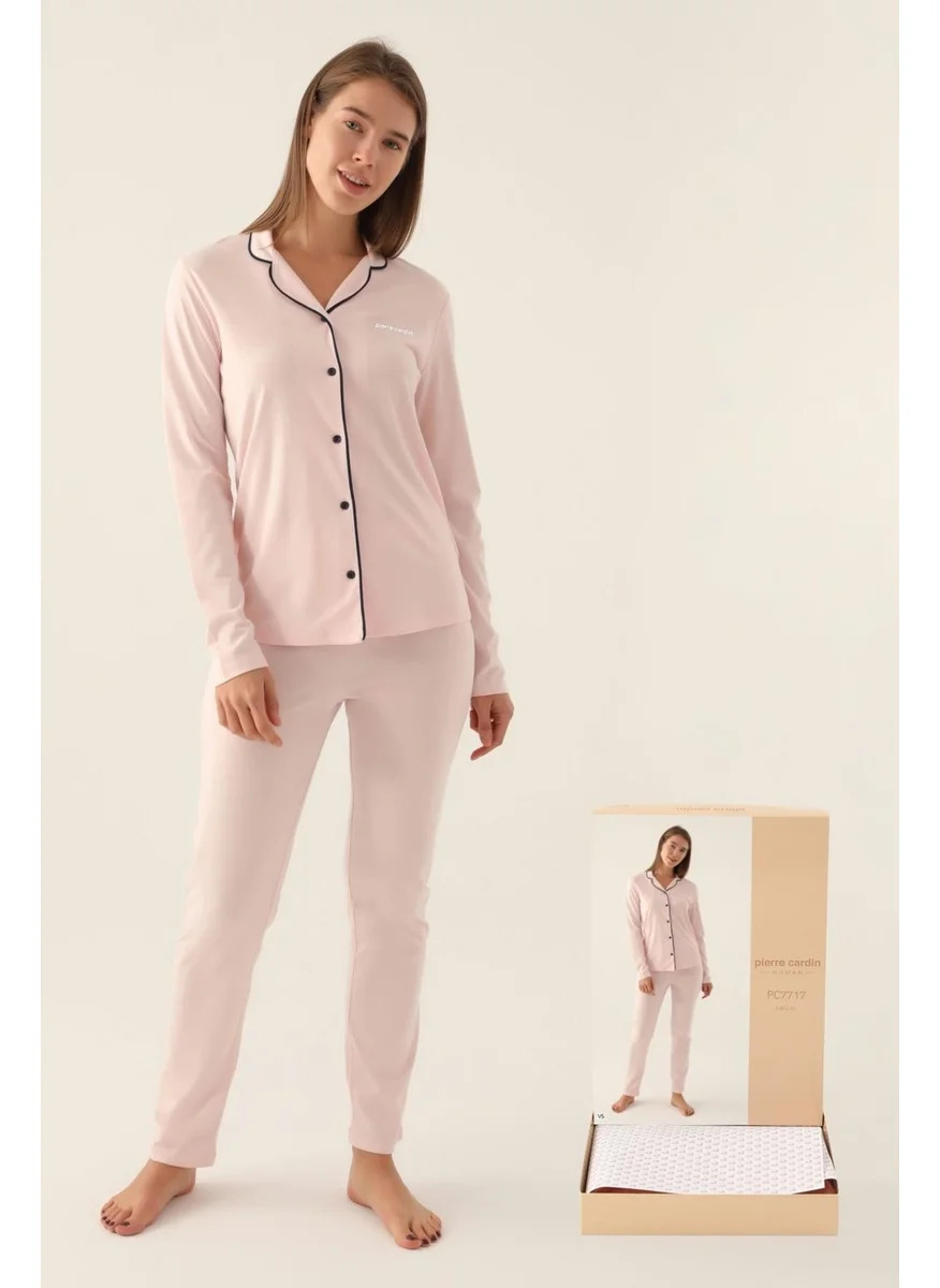 pierre cardin Women's Pajama Set, Buttoned Pajama Set, Boxed Delivery,