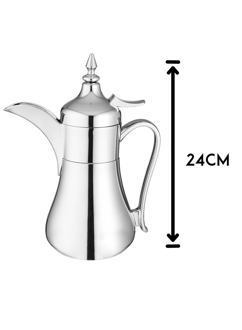 Squalo Thermos Dallah made of stainless steel inside and outside, capacity 350 ml - Image 4