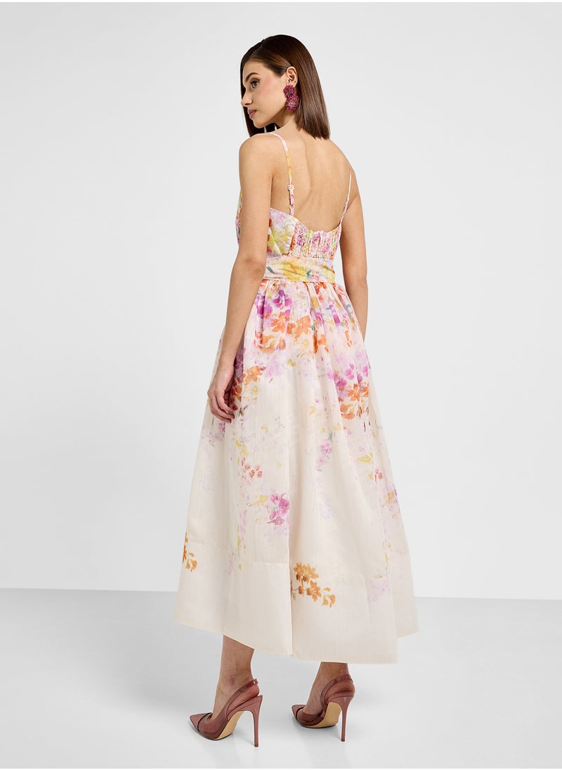ELLA - Floral Print Dress - Image 1