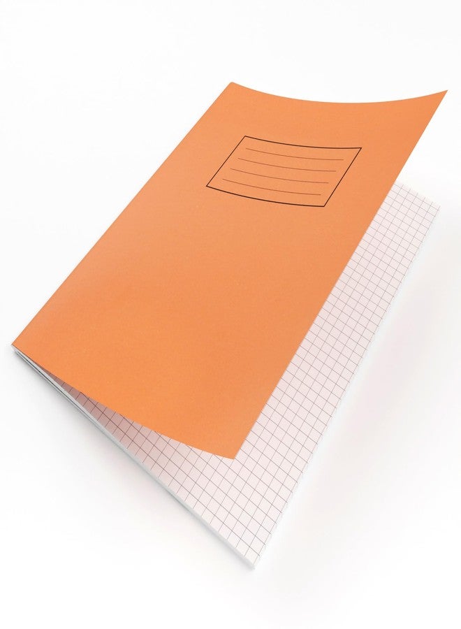 Silvine Exercise Book 5mm Squares 80 Pages 229x178mm Orange Ref EX105 [Pack of 10] - Image 2