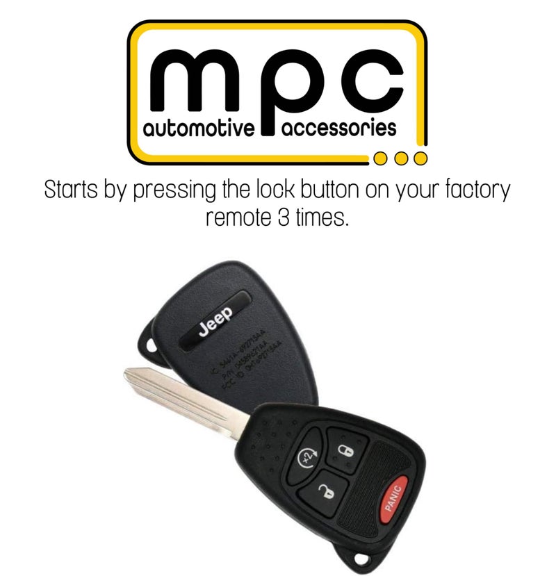 MPC Remote Start Kit Compatible with Jeep Wrangler 2007-2018 || Phone App Control || Plug and Play || Lock 3X to Start || USA Tech Support - Image 3