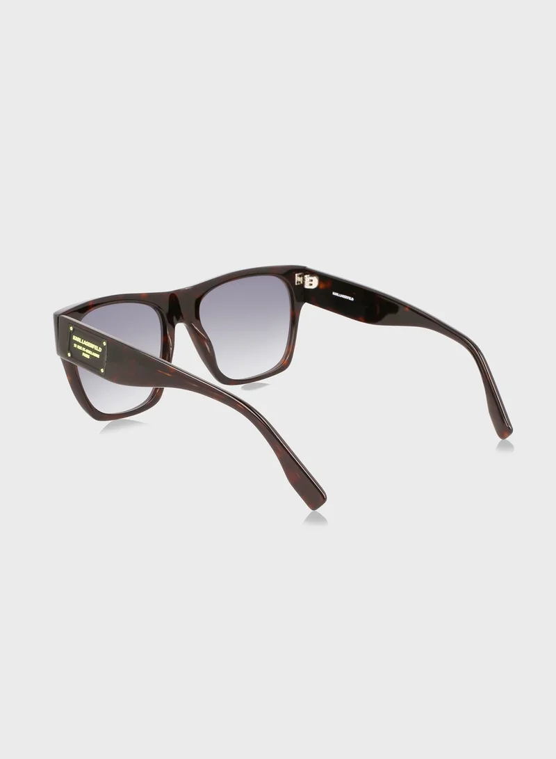 Karl Lagerfeld Kl6074S Oversized Sunglasses