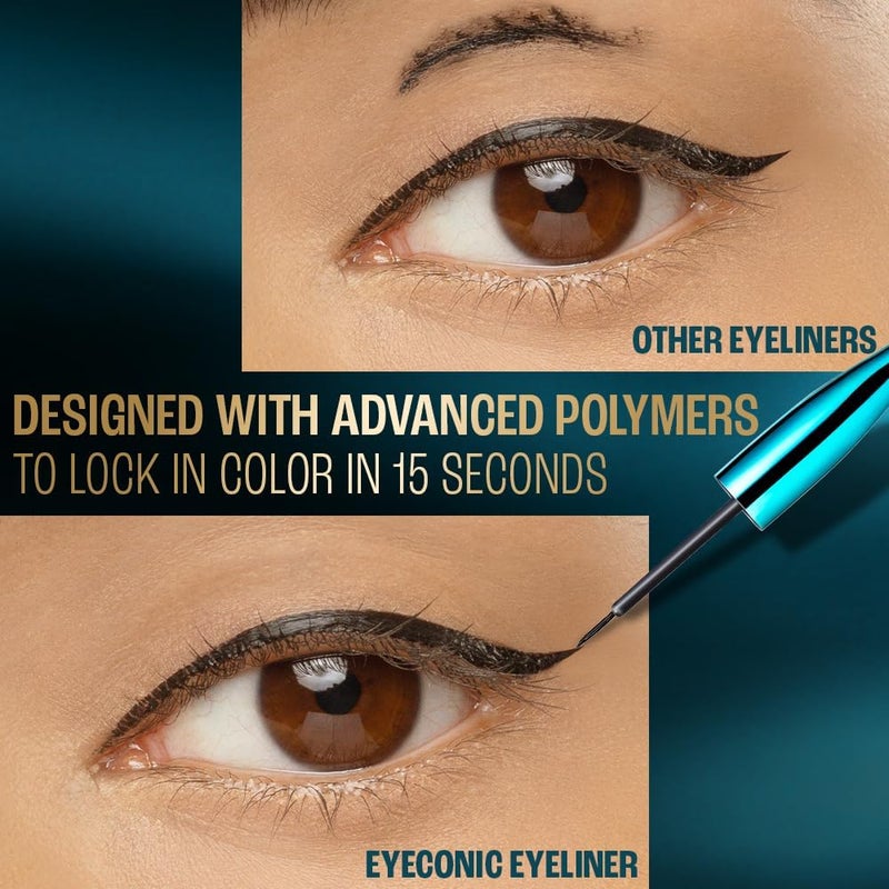LAKME LAKMÉ Eyeconic Liquid Eyeliner - Black, 4.5 ml - Image 5