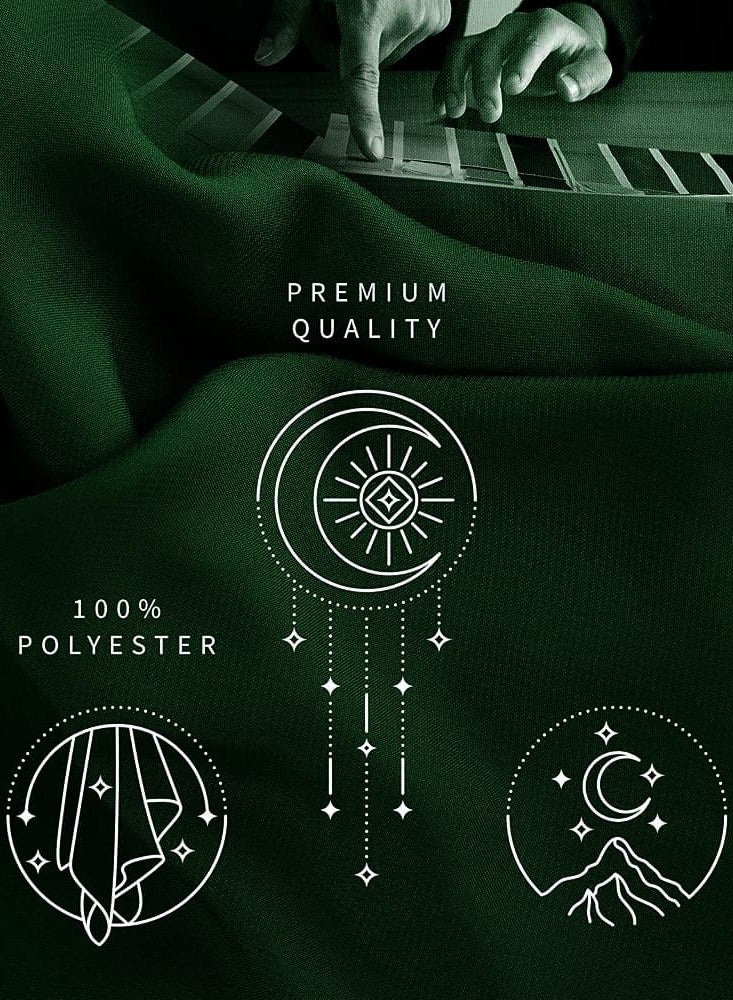 طرحة شيفون باللون الأخضر الداكن – مقاس 28 × 72 إنش – ناعمة، خفيفة وأنيقة للاستخدام اليومي والمناسبات - Image 4